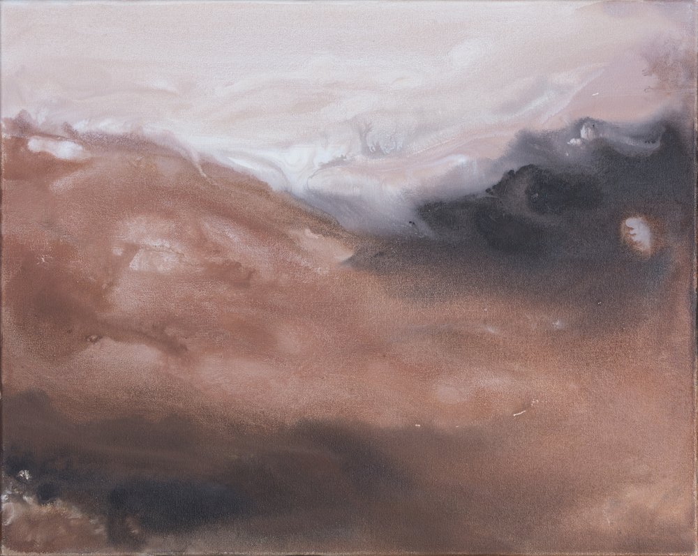 Fluxo abstrato e terroso de Anastasiya Devochkina