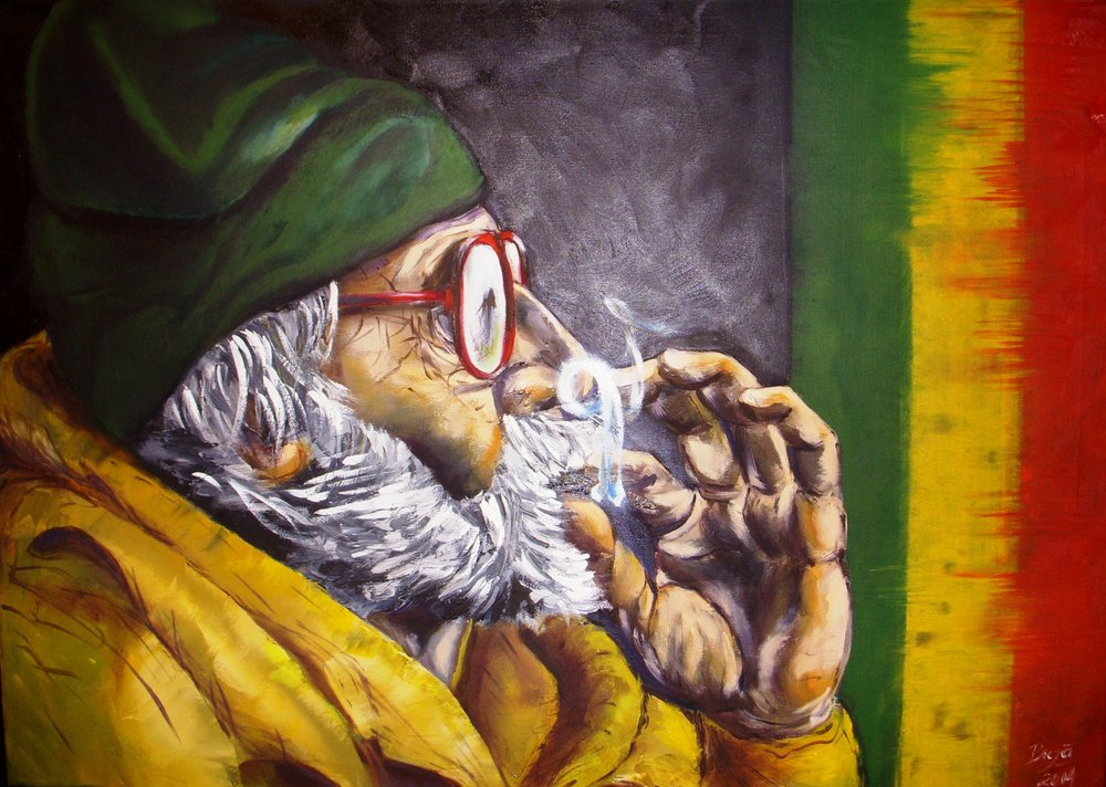 O Rasta que fuma de Anda Bieza