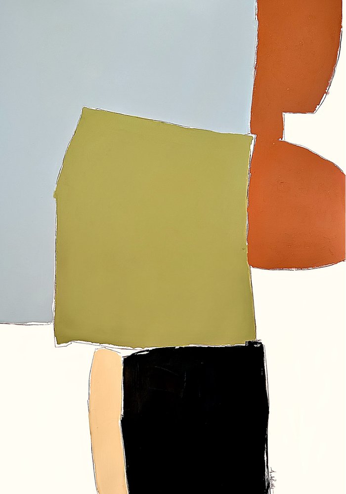 Formas abstratas em tons suaves de Andrea Reichhart