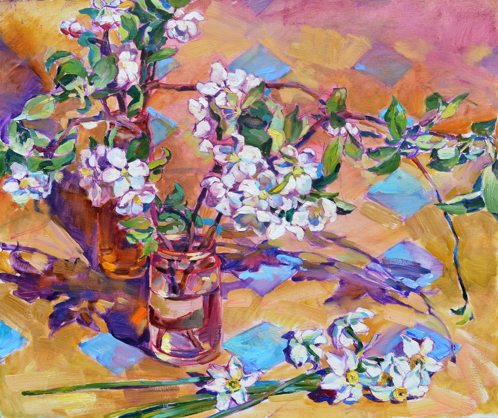 Flores da primavera e narcisos de Andrii Kutsachenko