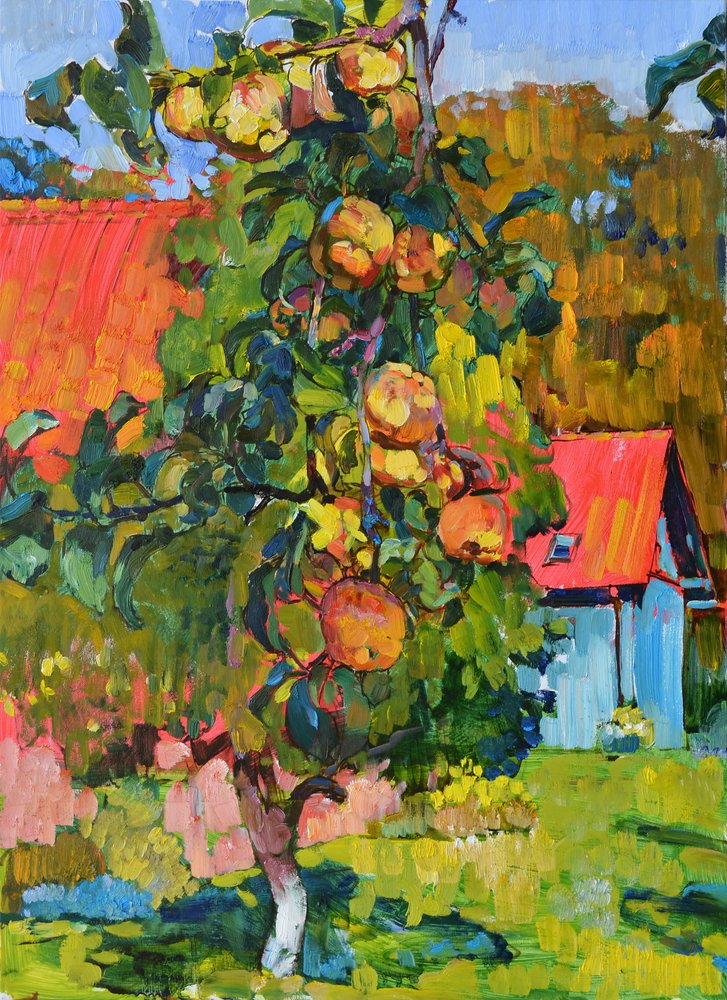 Macieira vibrante de Andrii Kutsachenko