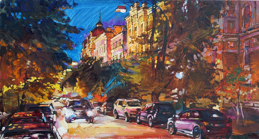 Noite animada na cidade de Andrii Kutsachenko