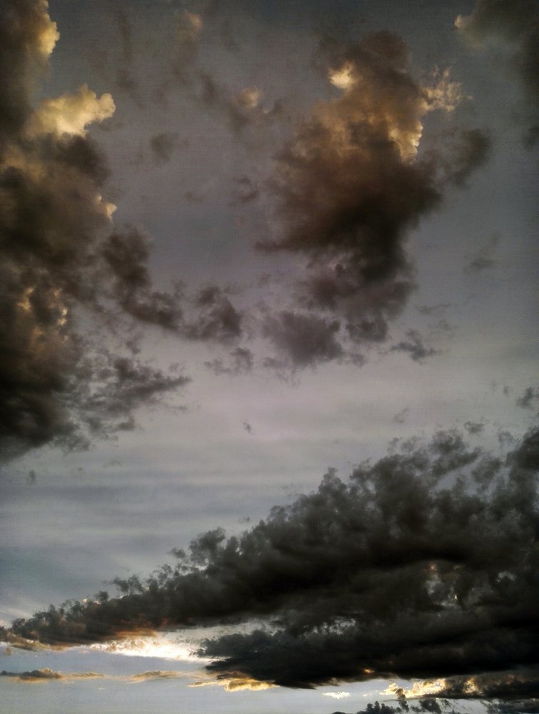 Céu tempestuoso e dramático de Angelo Cerantola