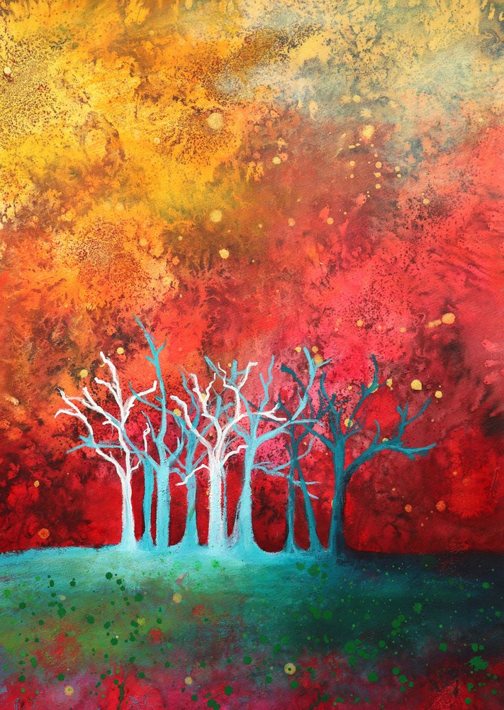 Sonho da Floresta Vibrante de Ania Witwitzka