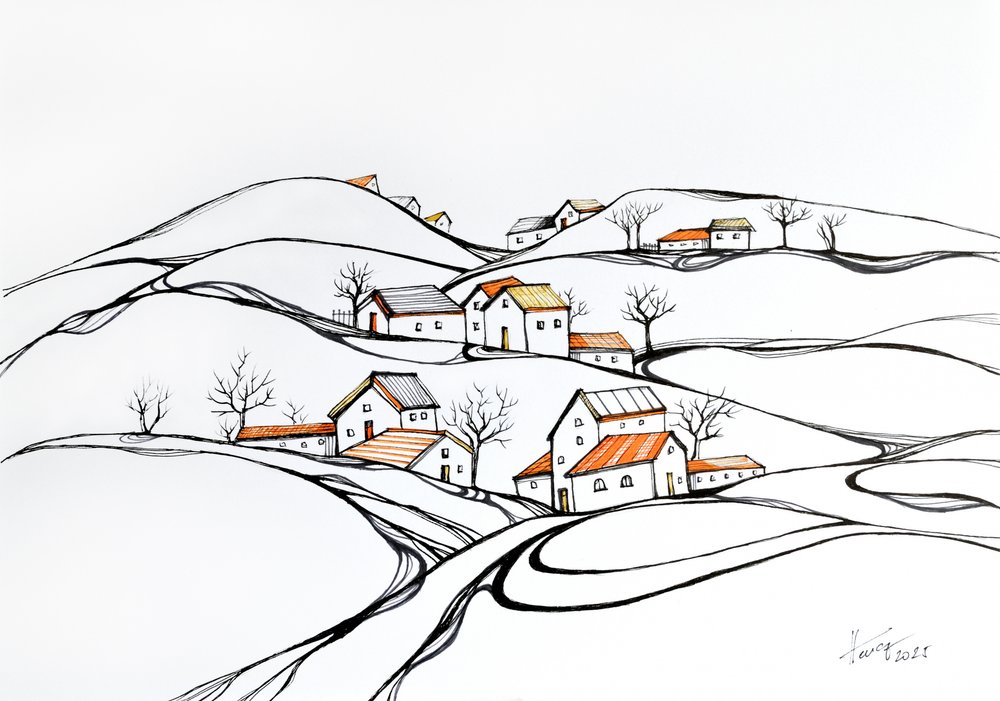 Winter Village Hills de Aniko Hencz