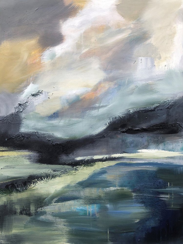 Águas sob um céu sombrio de Anna-Karin Bergius