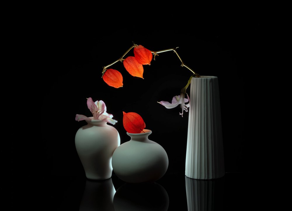 Natureza morta floral elegante de Anna Qu
