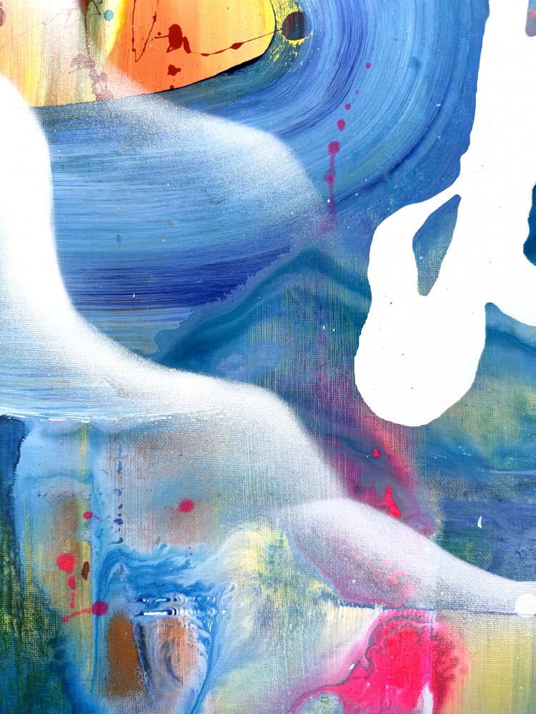 Figura abstrata vibrante de Anna Viklund