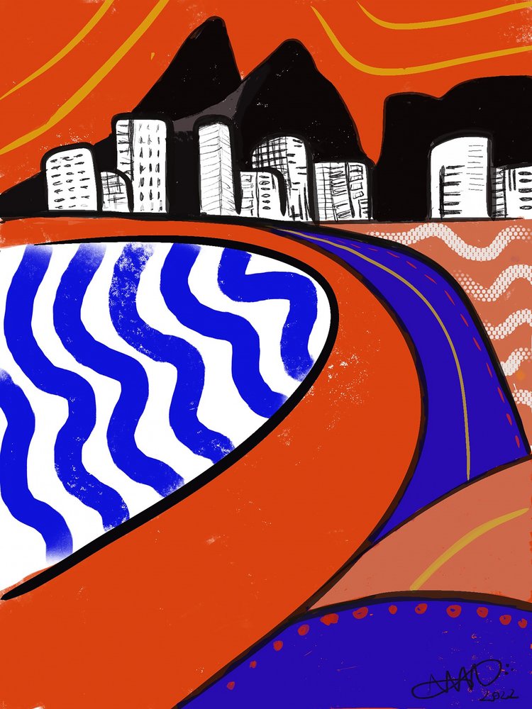 Uma viagem pela vibrante cidade costeira de Anna Viklund