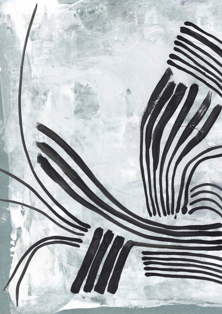 Linhas abstratas dinâmicas de Annick