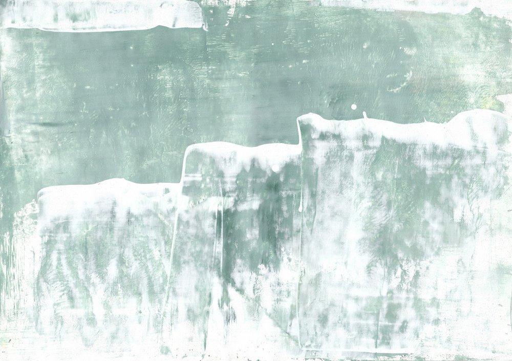 Abstrato Verde Sereno de Annick