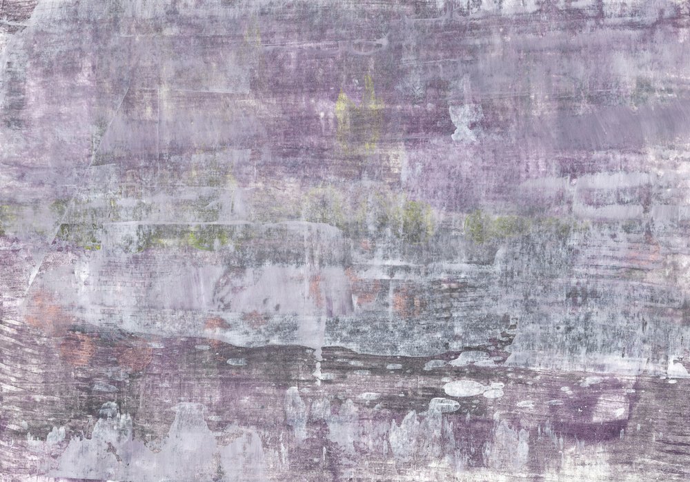 Abstrato em cinzento-púrpura texturado de Annick