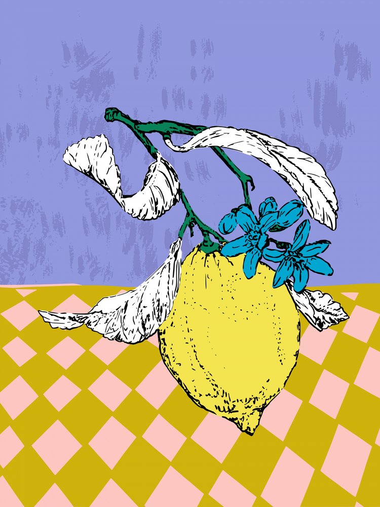 Flor de limão vibrante de Annick