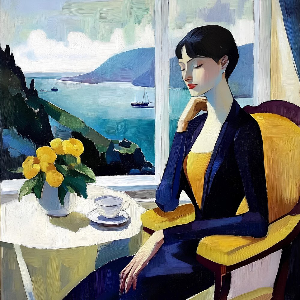 Vista elegante para o mar de Avanesova Elena