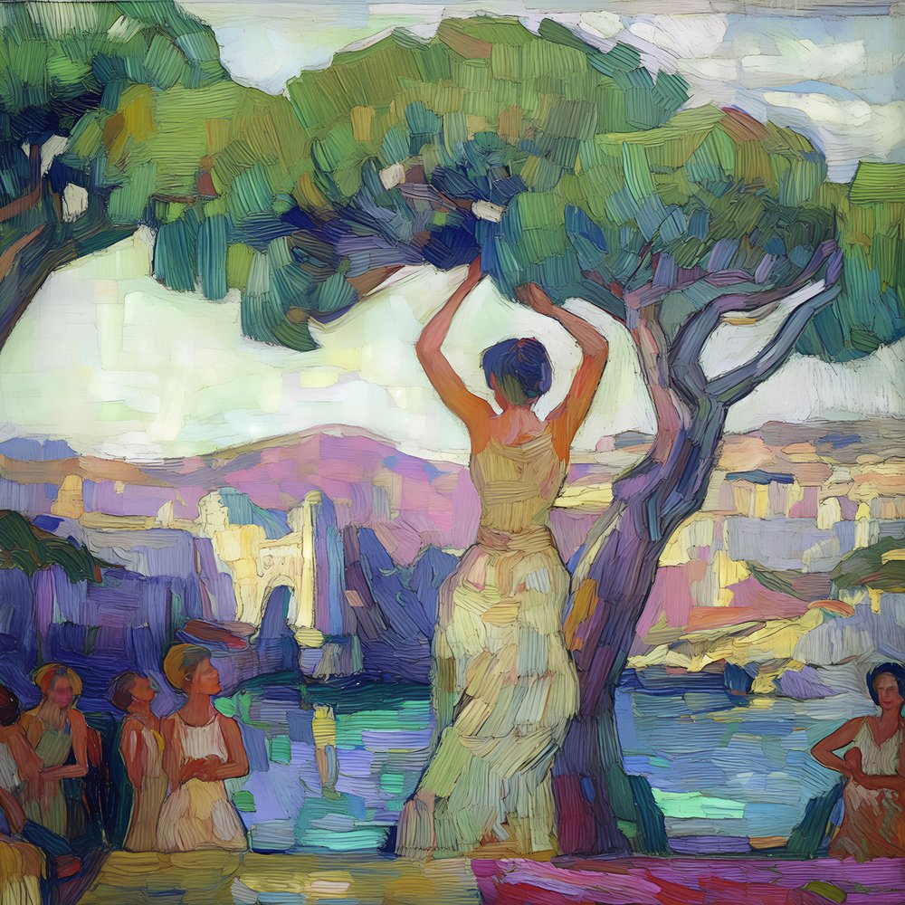 Dança idílica de verão de Avanesova Elena