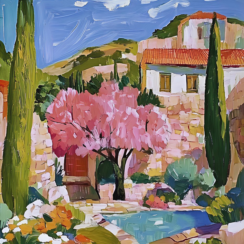Aldeia das Flores Cor-de-rosa de Avanesova Elena