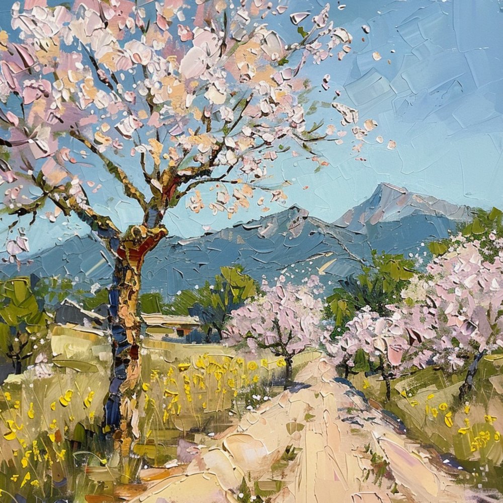 Flores da Montanha na Primavera de Avanesova Elena