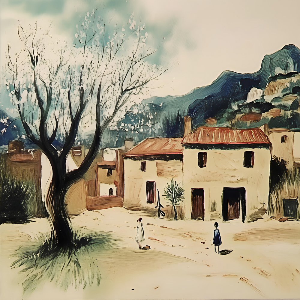 Caminho da Aldeia da Primavera de Avanesova Elena