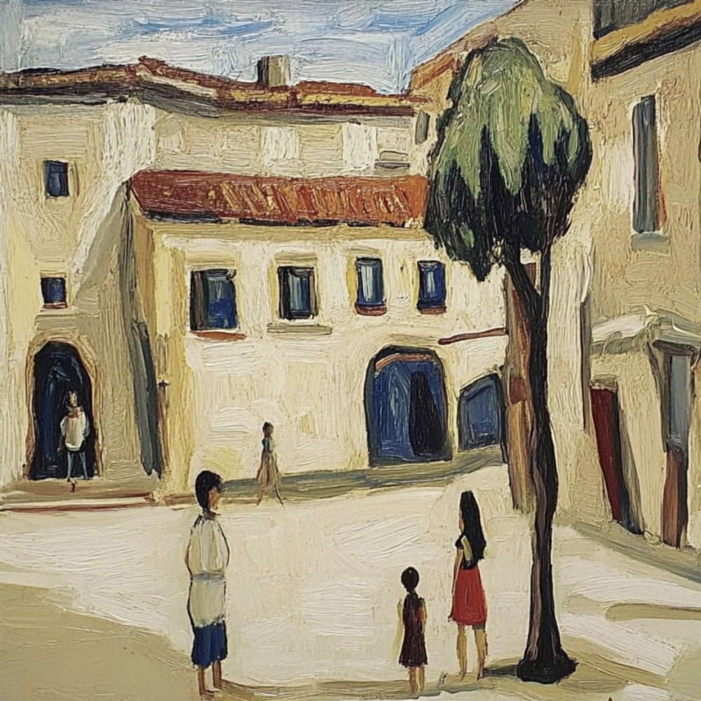 Praça da Aldeia Ensolarada de Avanesova Elena