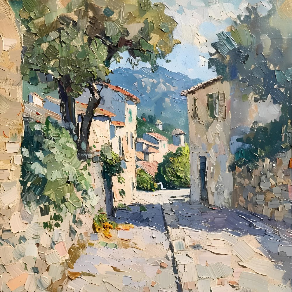Rua da Aldeia Ensolarada de Avanesova Elena