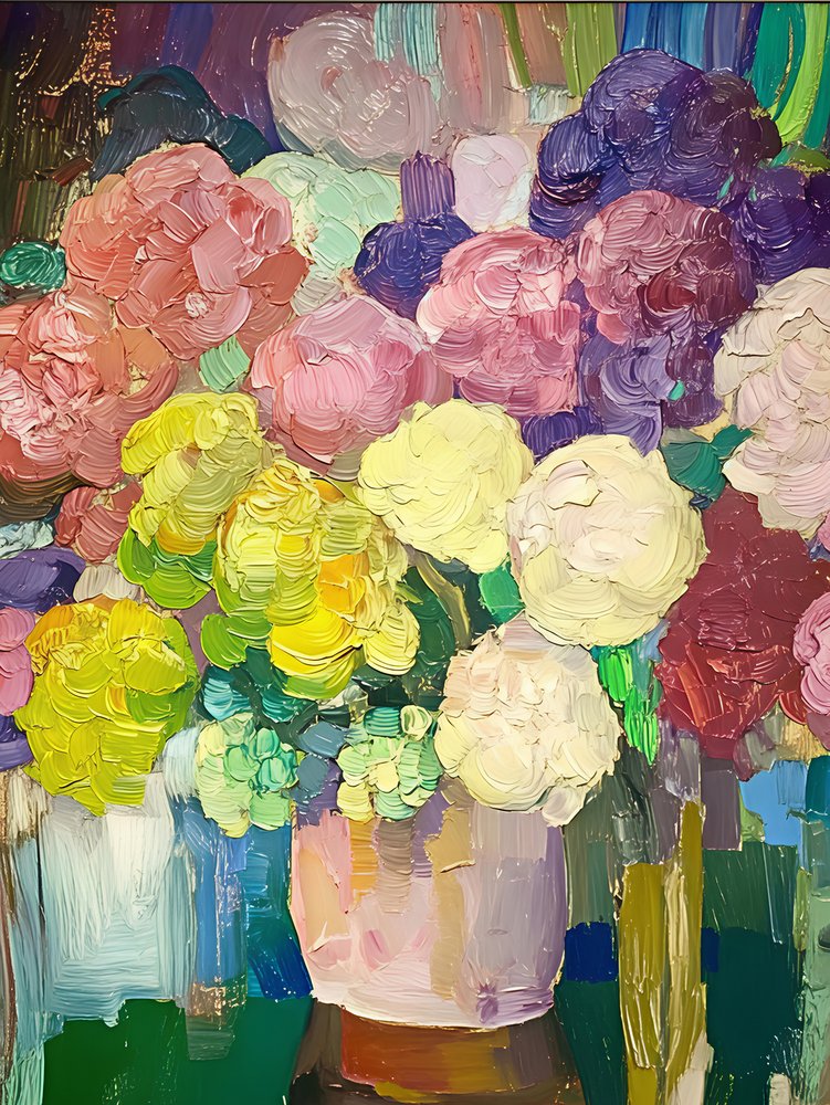 Bouquet floral vibrante de Avanesova Elena