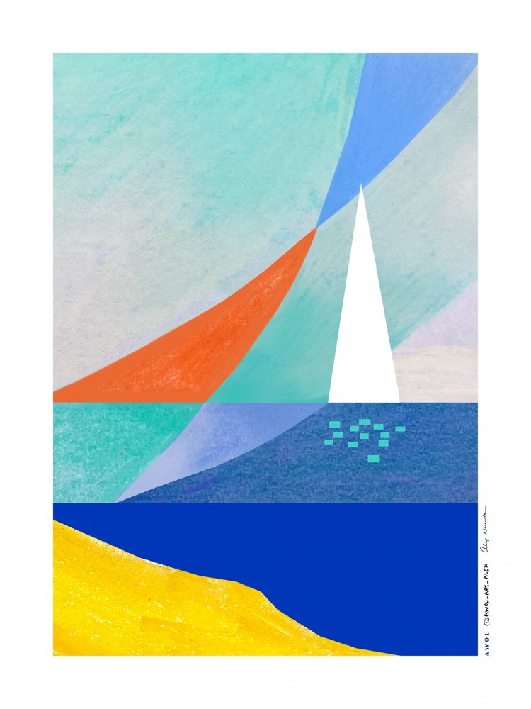 Veleiro «Geometric Ocean» de Awol Art Alex