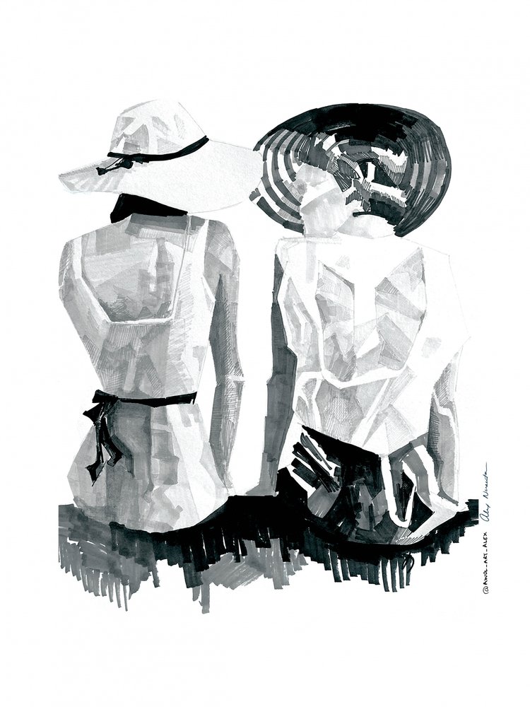 Chapéus de verão de Awol Art Alex