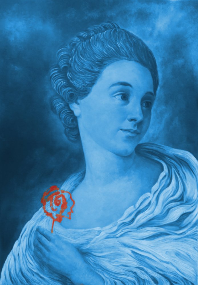 Retrato Azul, Rosa Vermelha de Balazs Solti