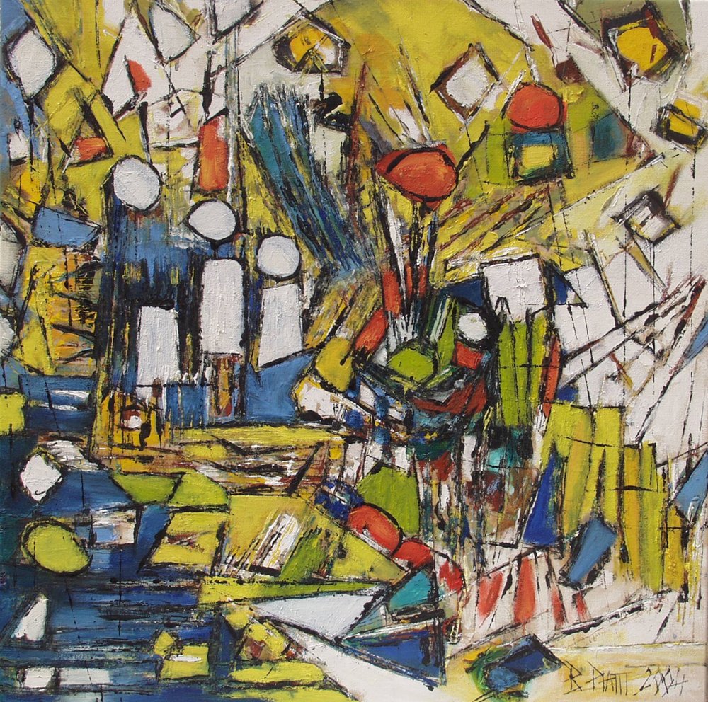Formas abstratas vibrantes de Barbara Piatti