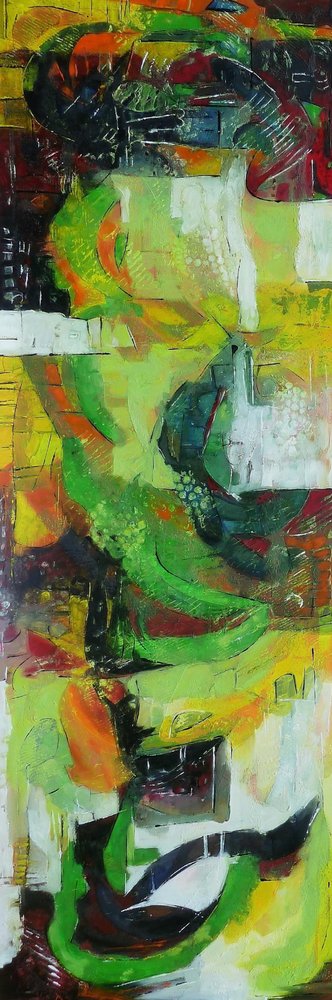 Movimento abstrato vibrante de Barbara Piatti