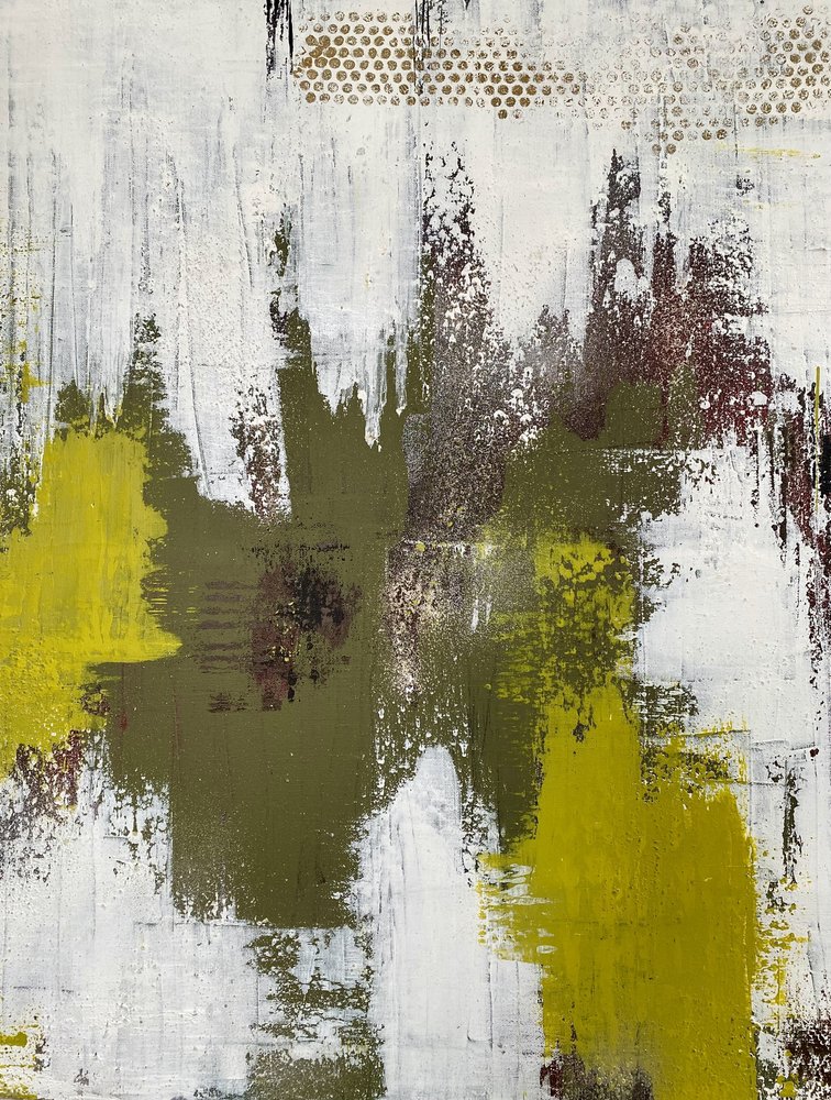 Textura abstrata verde moderna de Berit Pihl