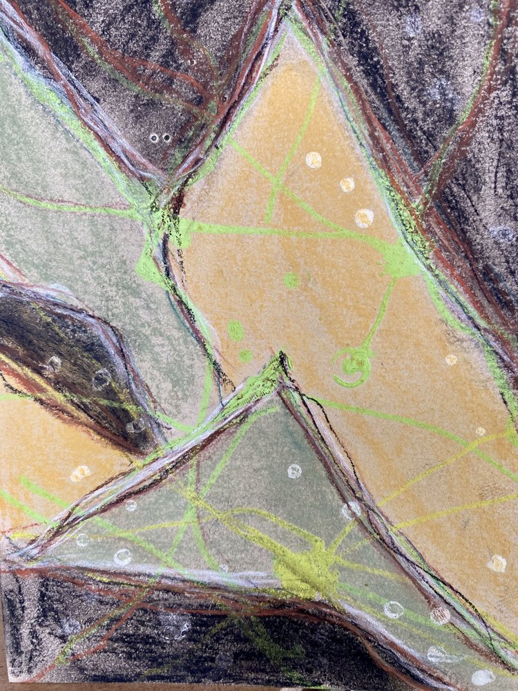 Fluxo geométrico vibrante de Berit Pihl