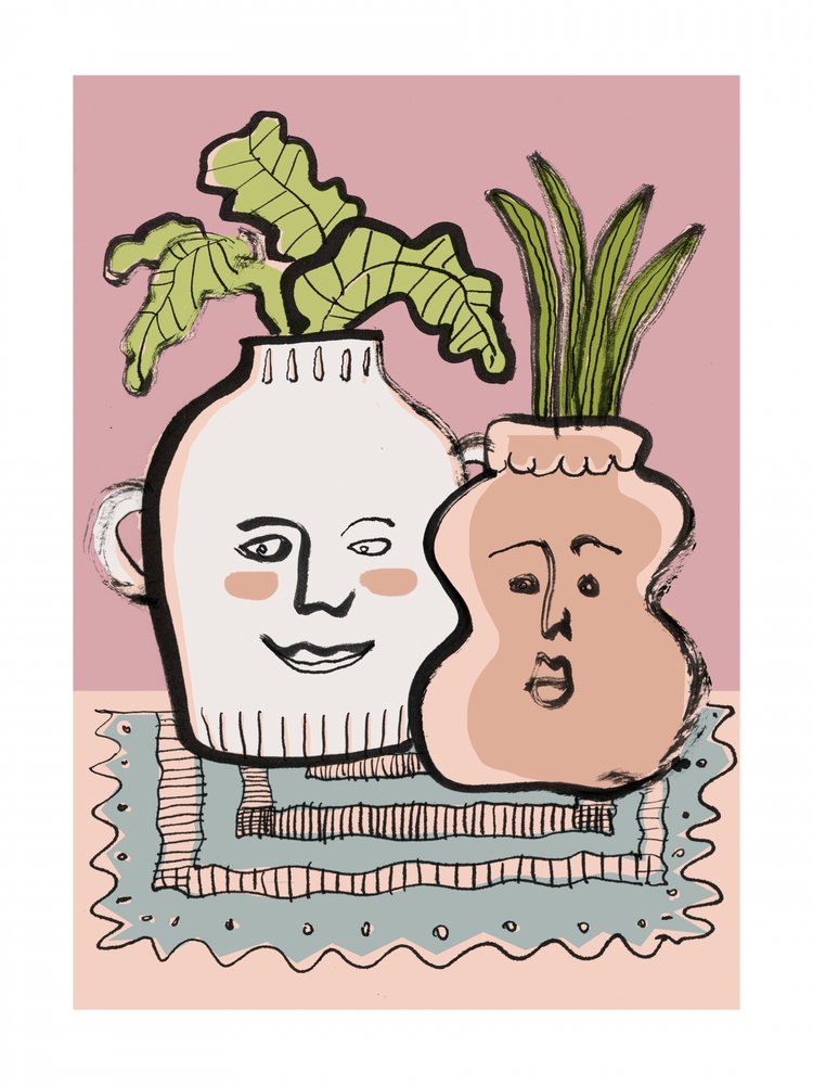 Vasos para plantas «Happy Plant» de Catalina Somolinos