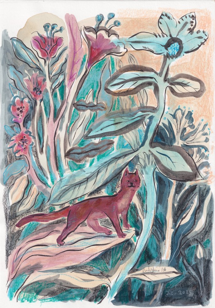 Gato da selva caprichoso de Catalina Somolinos