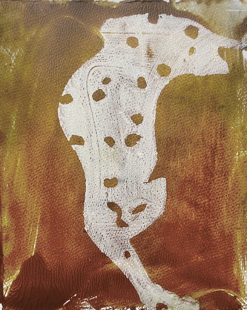 Forma abstrata de cavalo-marinho de Christina Misuro