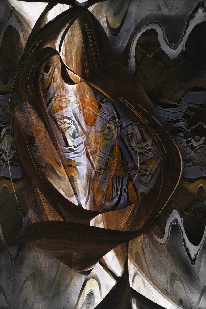 Formas abstratas em espiral de Christina Sillen