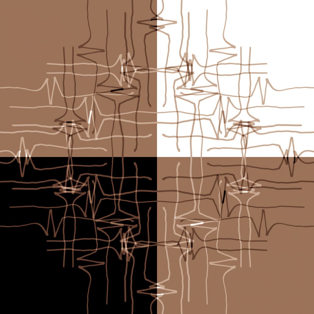 Padrões de ondas abstratos de Christina Sillen