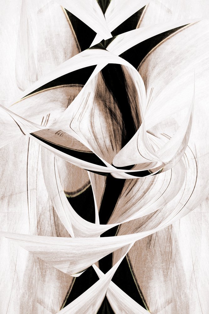 Curvas abstratas elegantes de Christina Sillen
