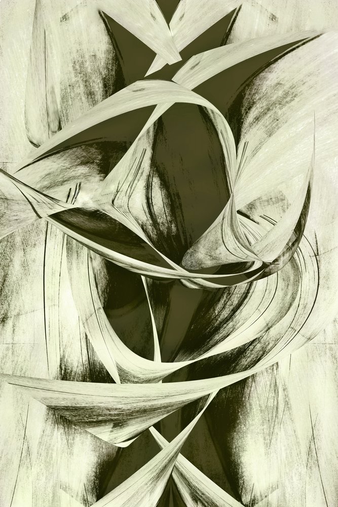 Formas abstratas fluidas de Christina Sillen