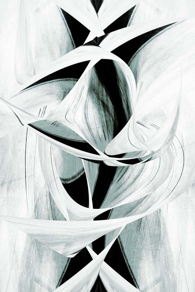 Formas abstratas fluidas de Christina Sillen