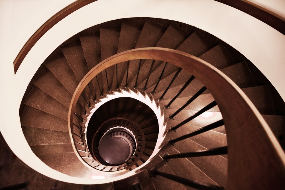 Espiral em perspectiva de Christina Sillen