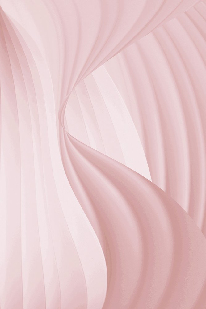 Ondas abstratas em rosa de Christina Sillen