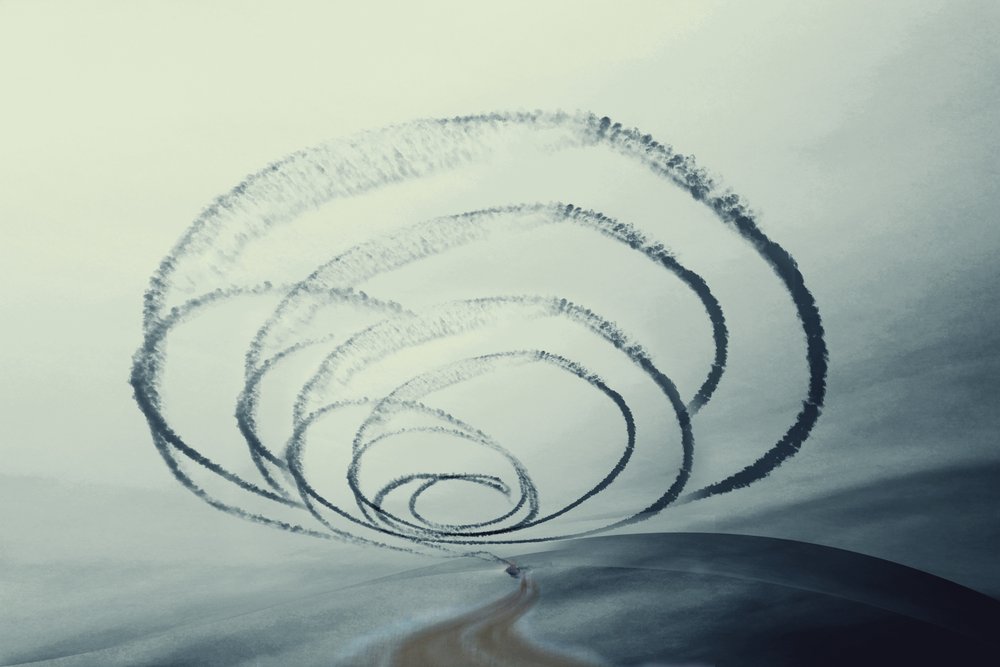 Paisagem de Fumo em Espiral de Christina Sillen