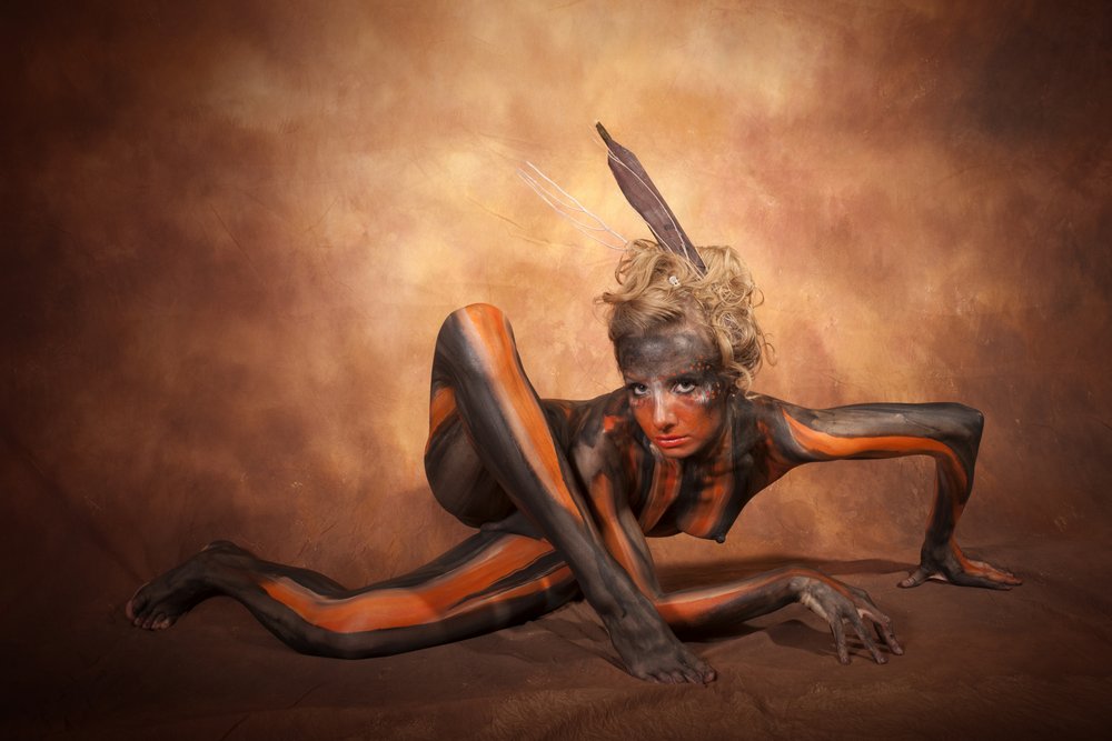 Mulher Pintada de Fantasia de Christine von Diepenbroek