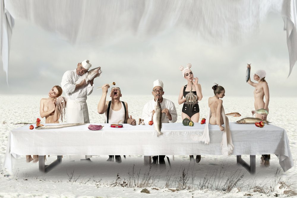 Um jantar surreal de Christine von Diepenbroek