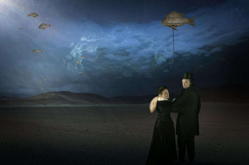 Peixe-voador surreal de Christine von Diepenbroek