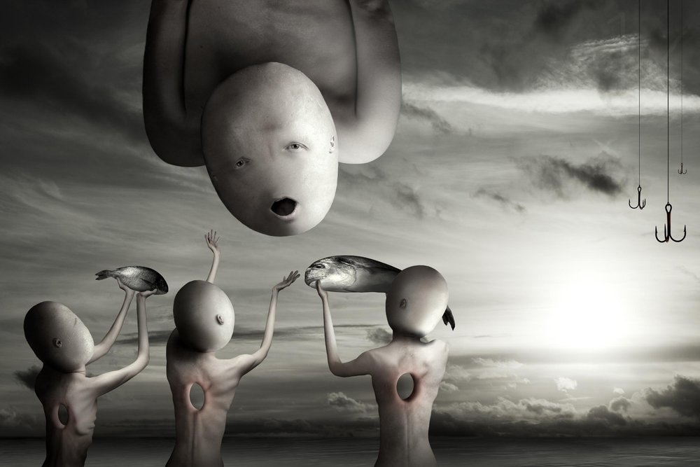 Uma oferta de peixe surreal de Christophe Kiciak
