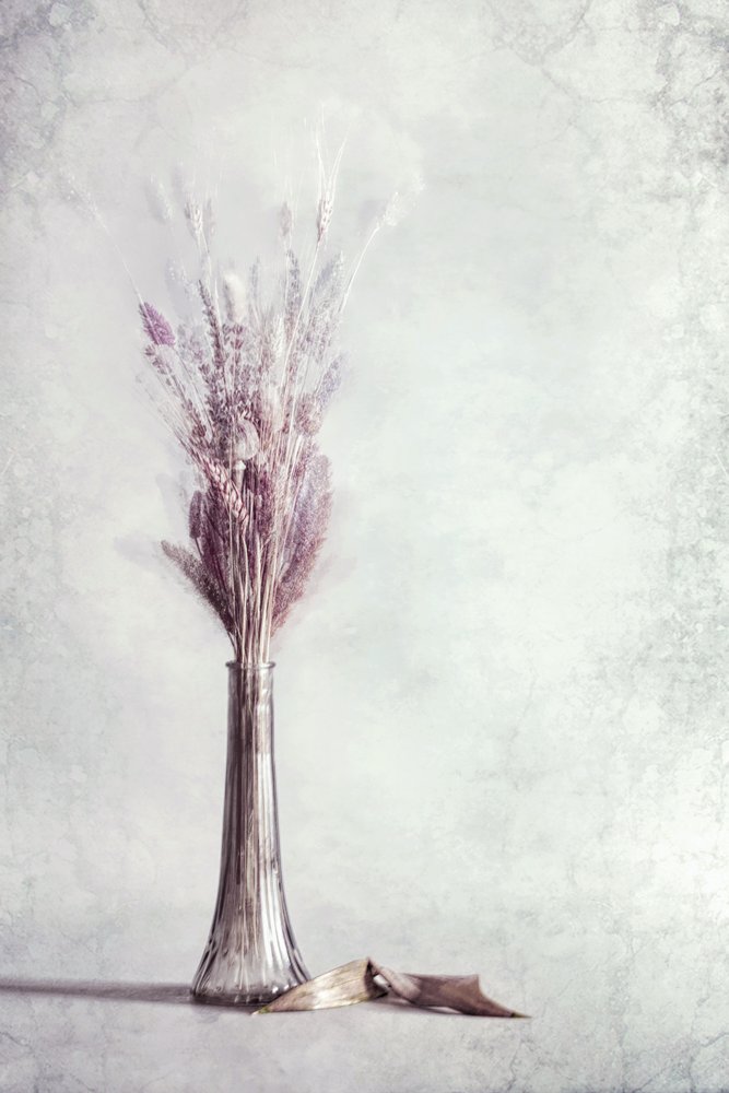 Natureza morta etérea com lavanda de Cicek Kiral
