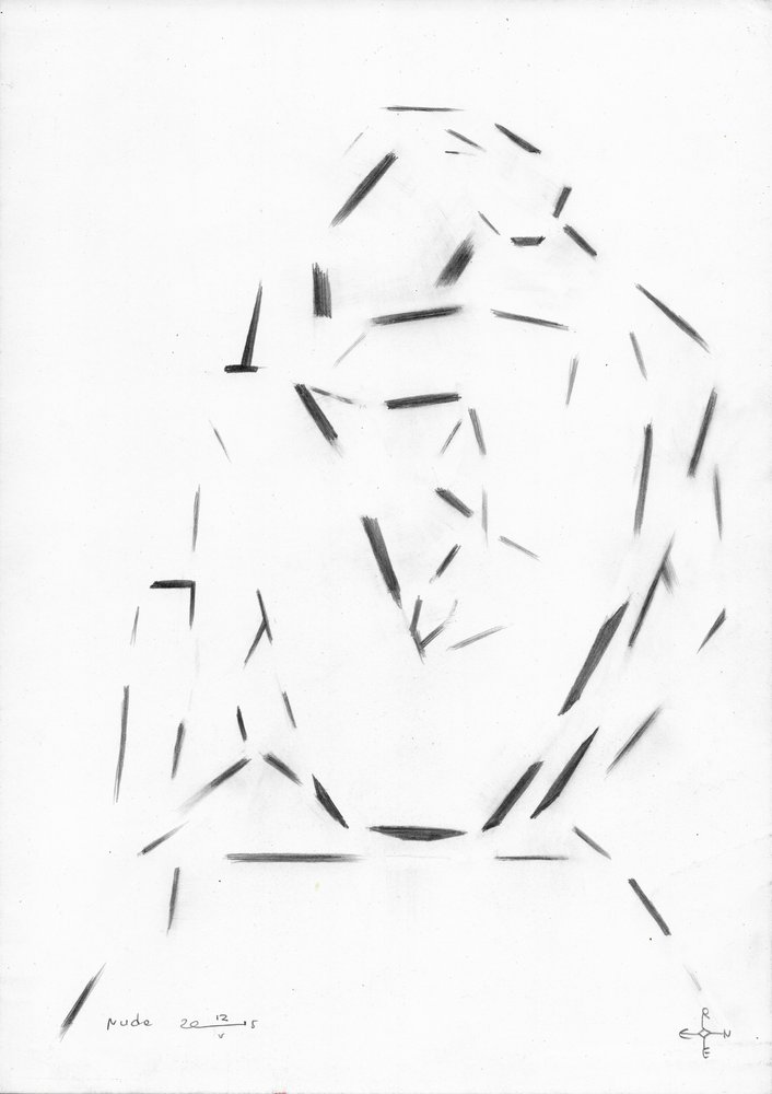 Estudo de figuras abstratas de Corné Akkers