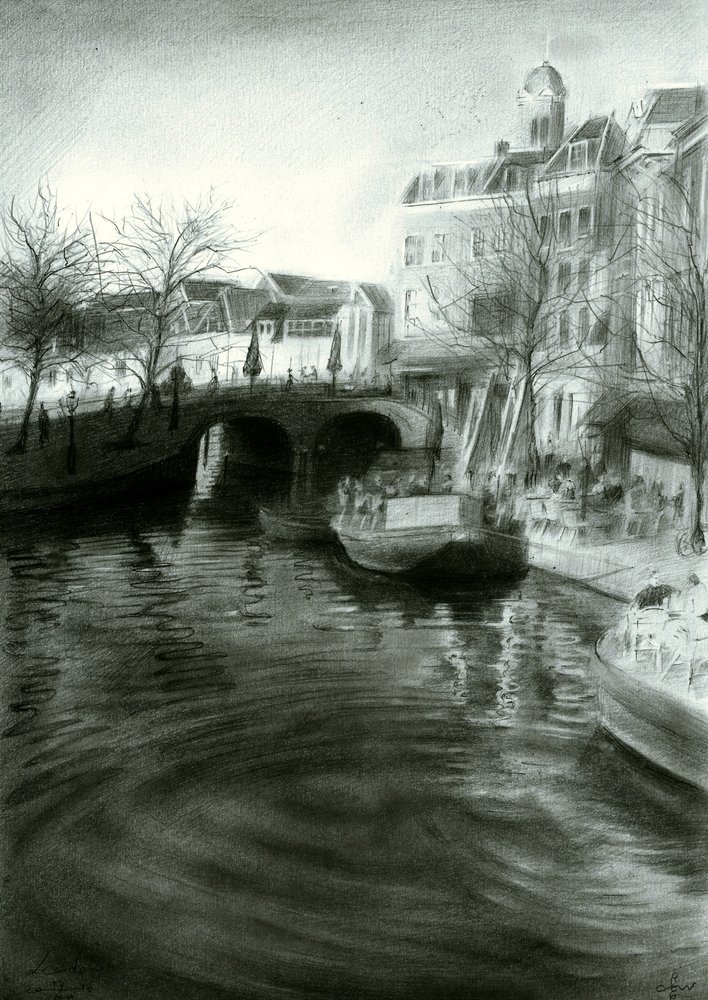 Desenho do Canal da Cidade de Corné Akkers